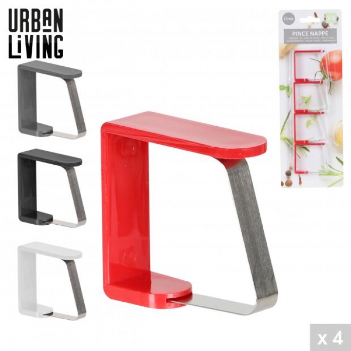 KVAČICE ZA STOLNJAK SET 4/1, RAZNE BOJE, BLISTER