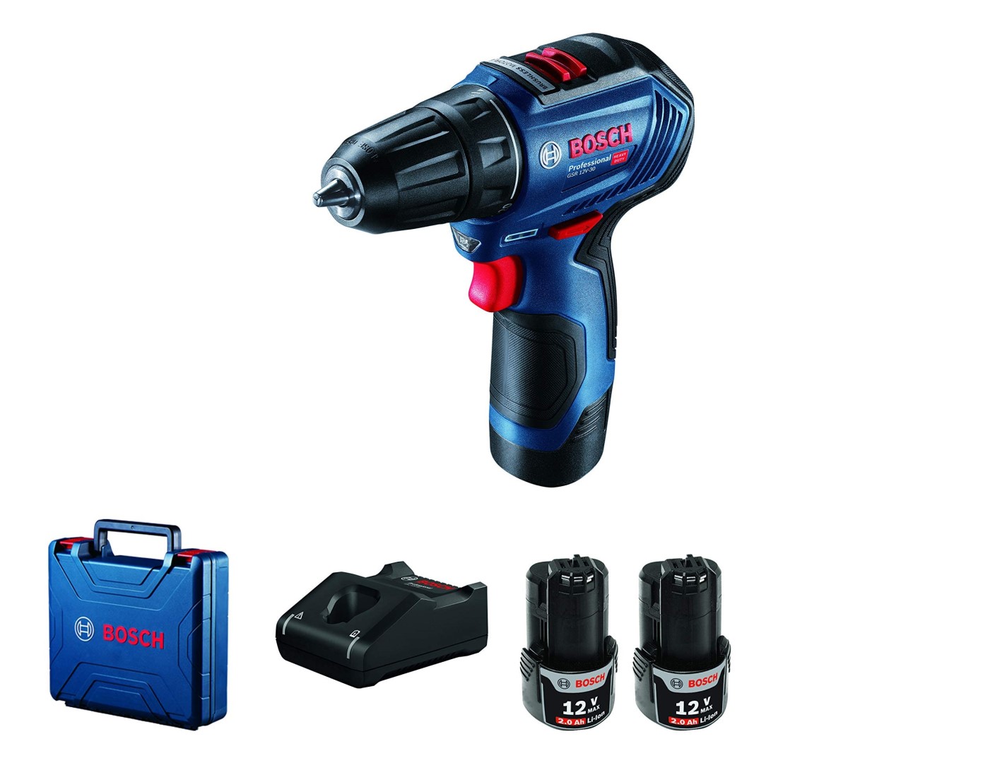 BOSCH GSR 12V-30 AKU IZVIJAČ 2X2,0Ah