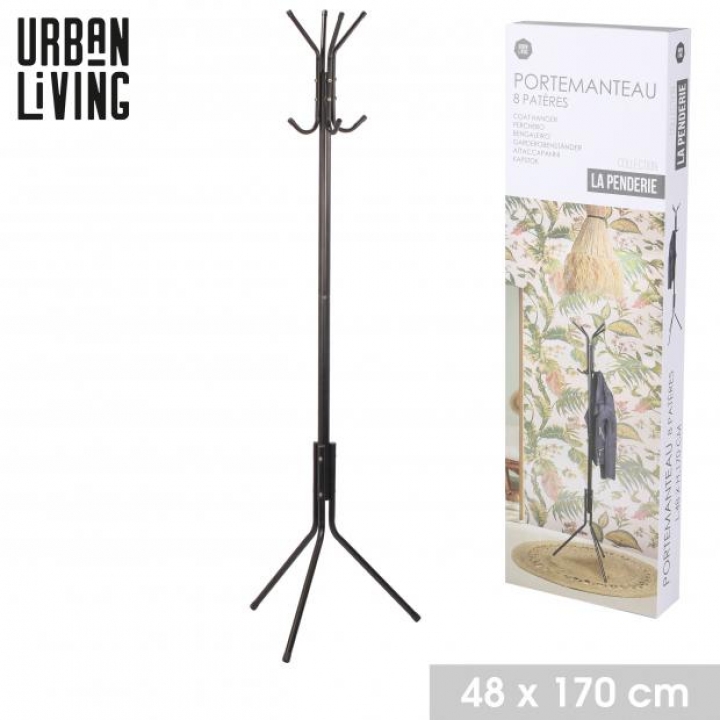 VJEŠALICA ZA JAKNE CRNA 48x170 cm