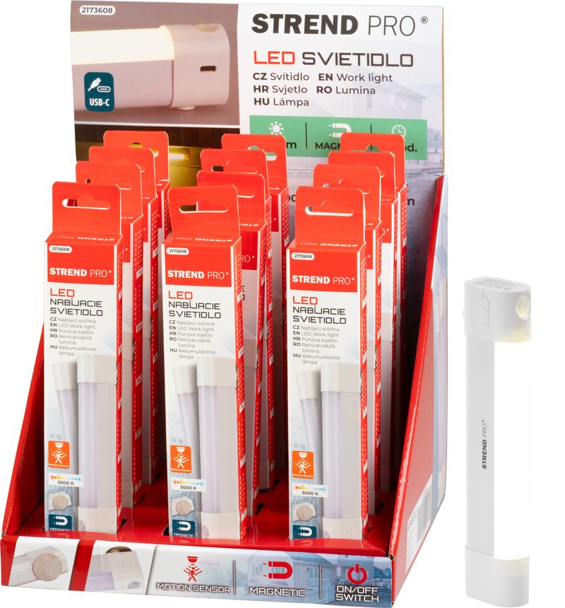 LED SVJETILJKA SA SENZOROM I MAGNETOM - USB PUNJENJE 12/1