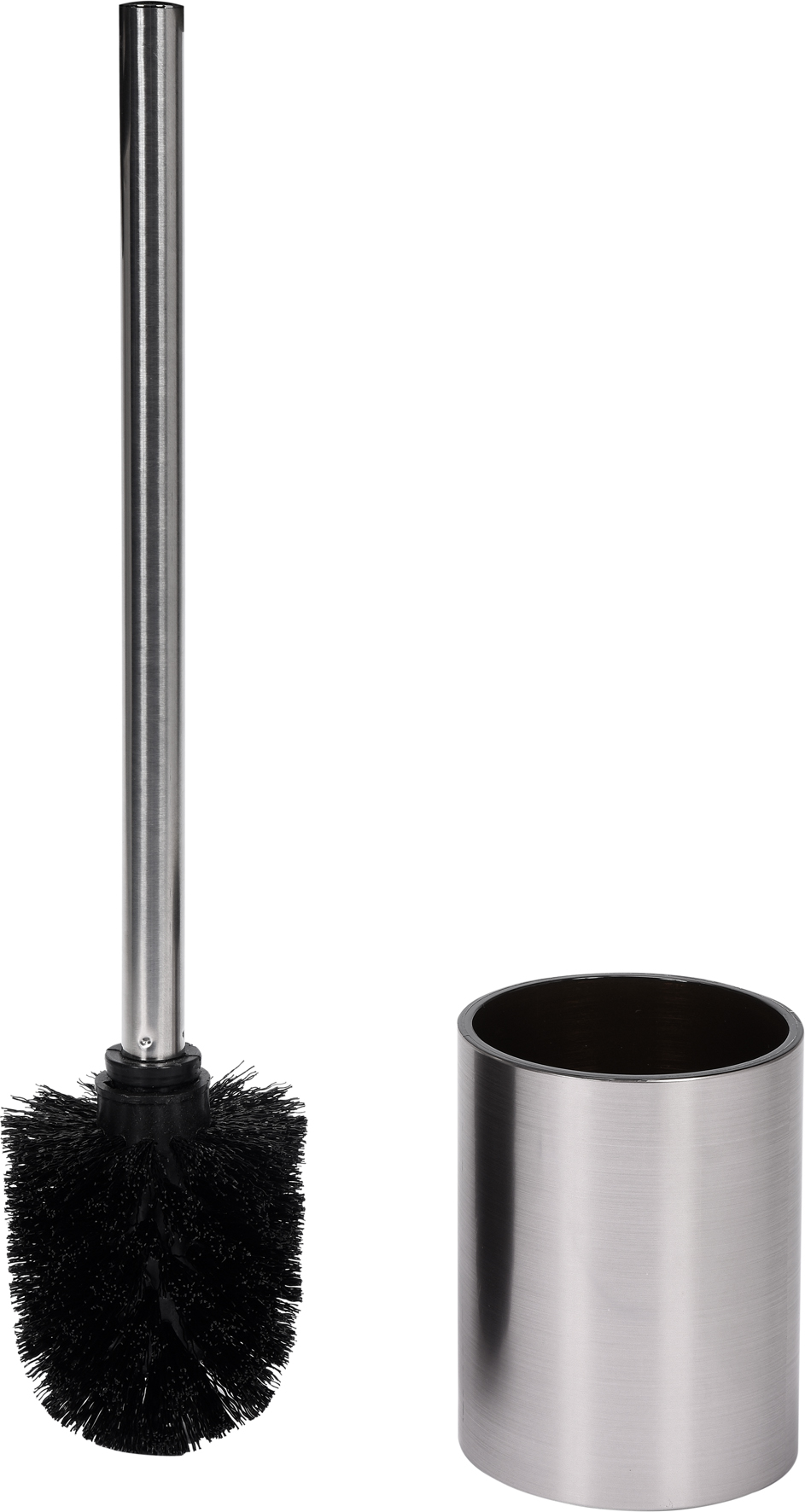 WC ČETKA SA DRŽAČEM STAJAĆA SREBRNA