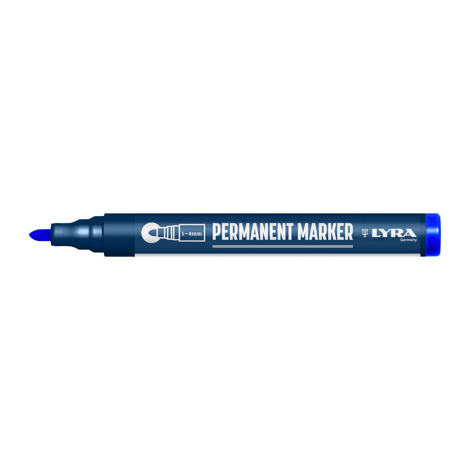 LYRA MARKER S OKRUGLIM VRHOM PLAVI 1-4MM 1/1
