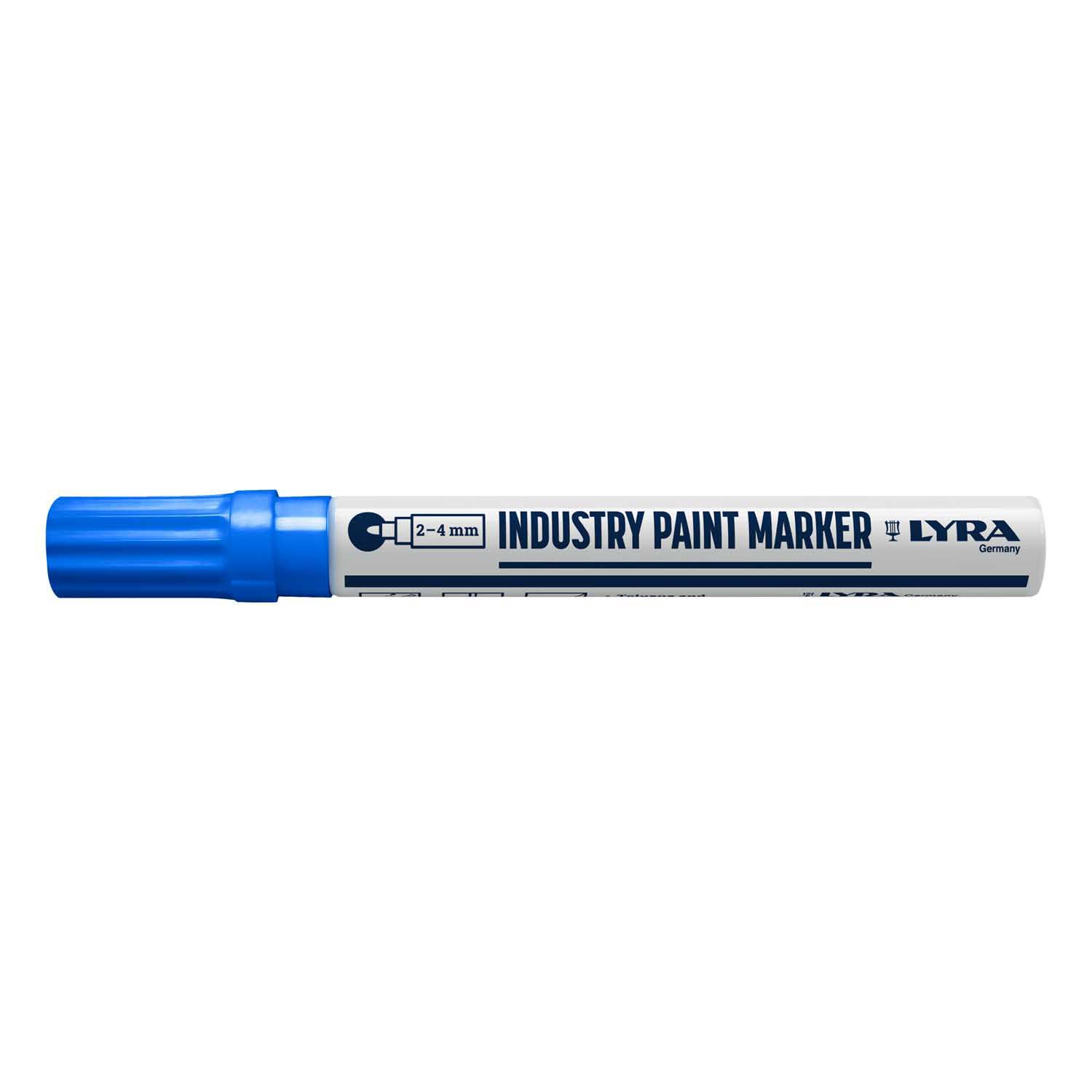 LYRA INDUSTRIJSKI MARKER S OKRUGLIM VRHOM 400°C PLAVI 2-4MM 1/1