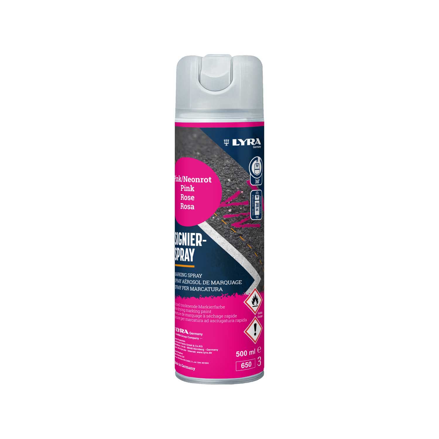 LYRA MARKER SPREJ ROZI 500 ML 1/1