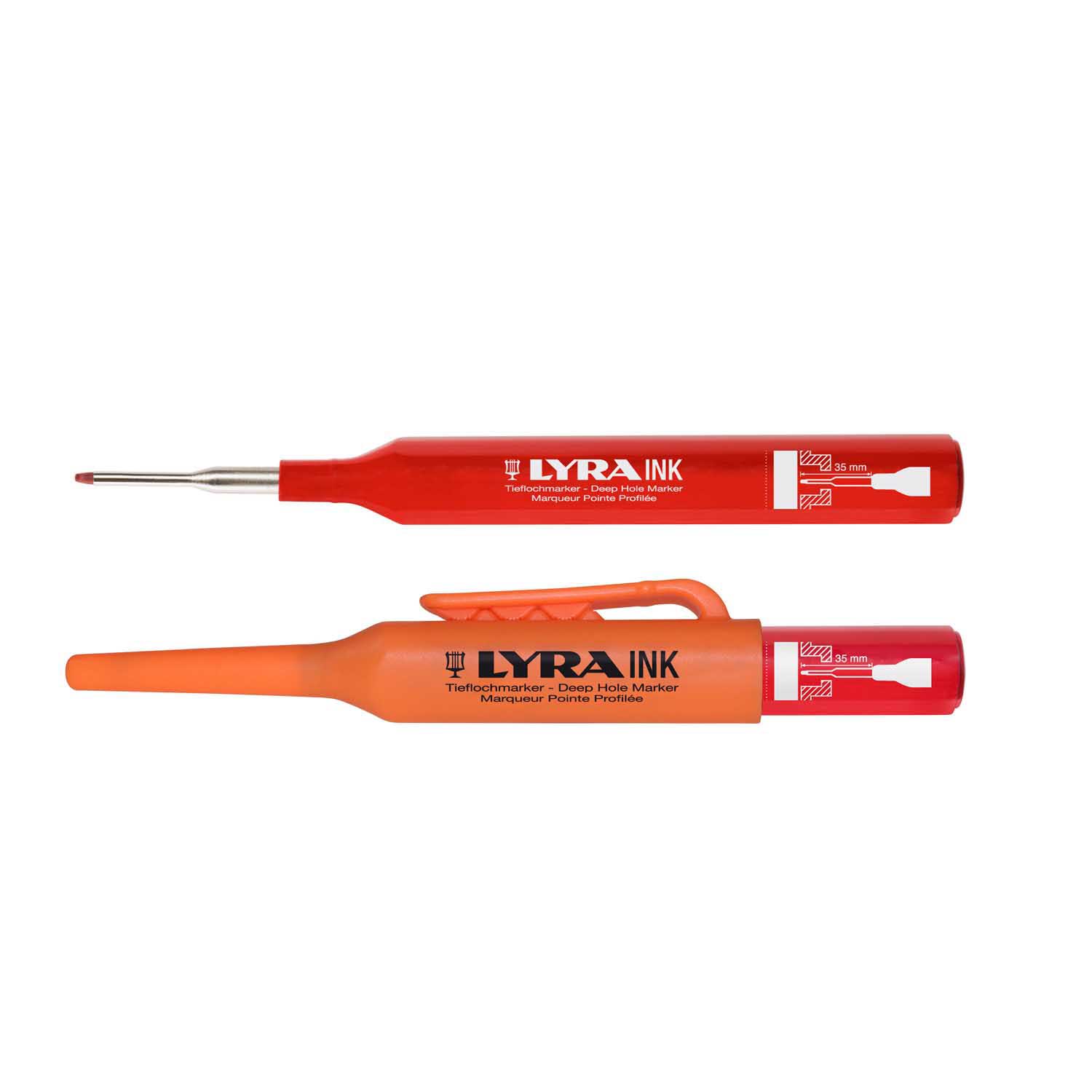 LYRA MARKER ZA DUBOKE RUPE CRVENI 1MM 1/1