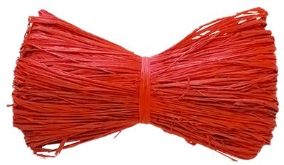 DEKORATIVNA TRAKA ZA VEZANJE, 50 GR, CRVENA