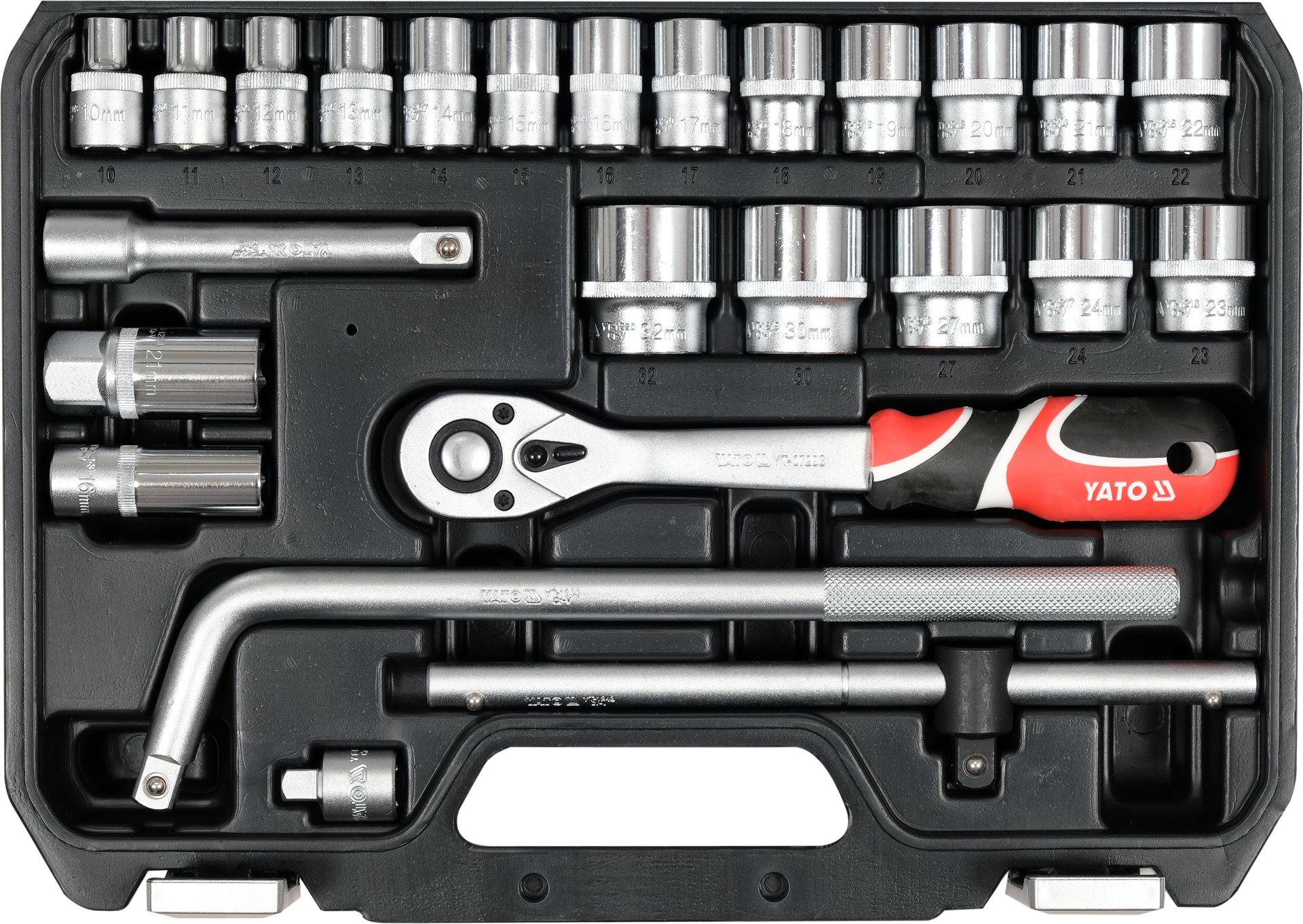 GRT NASADNIH KLJUČEVA 1/2" 10-32 25 DJ. PVC KOFER