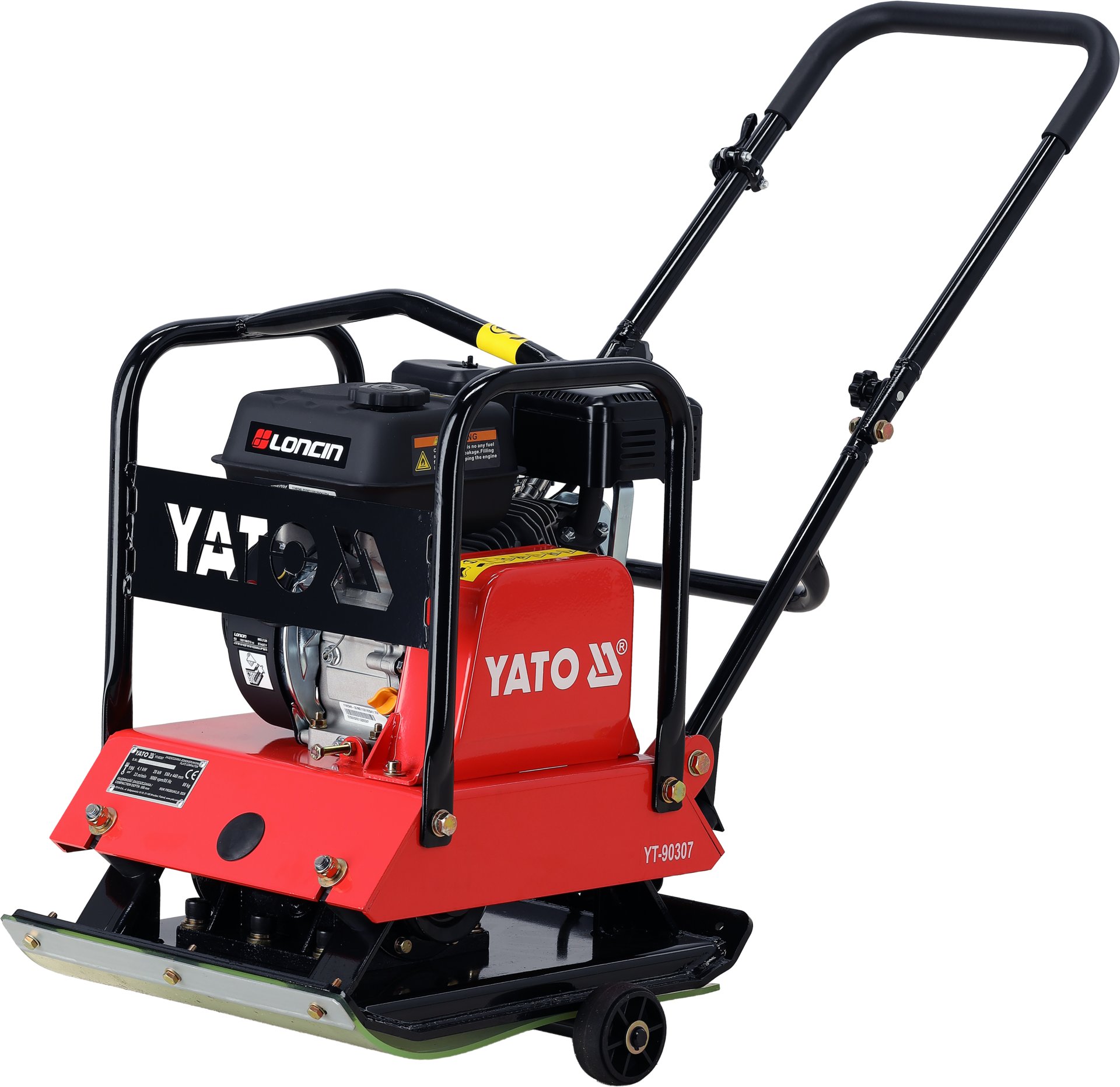 BENZINSKA VIBRO PLOČA LONCIN 4-TAKTNI MOTOR 4,1kW  550X440mm