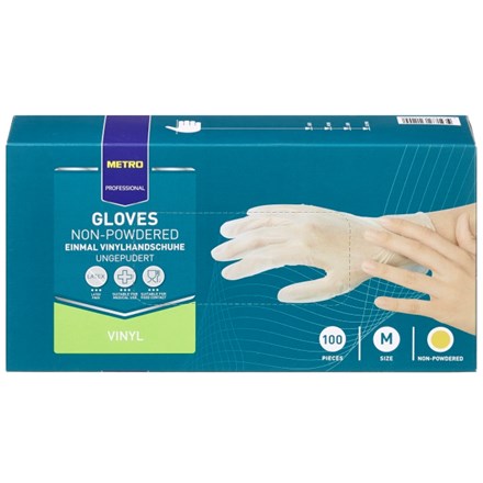 RUKAVICE JEDNOKRATNE VINILNE BEZ PUDERA VEL L  100/1